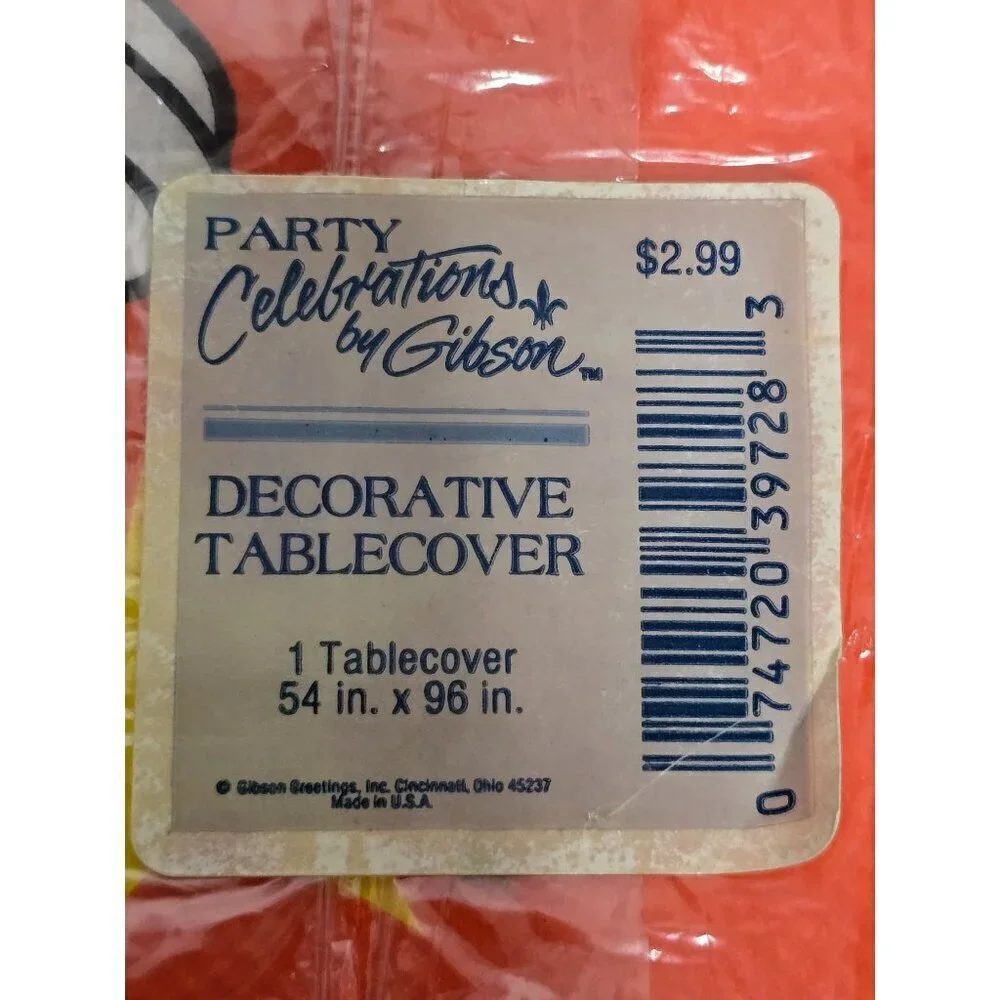 Vintage Party Celebrations by Gibson Mickey Mouse Tablecover Party